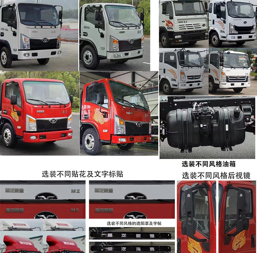 龙牧双星牌LMX5040TQZZZ6HX清障车公告图片