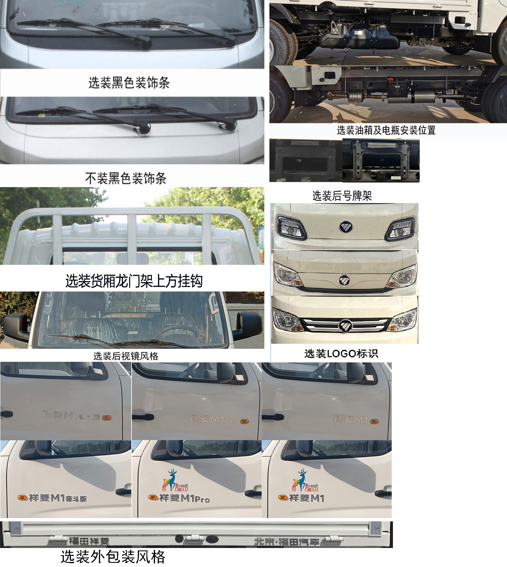 福田牌BJ1031V5PV4-61载货汽车公告图片