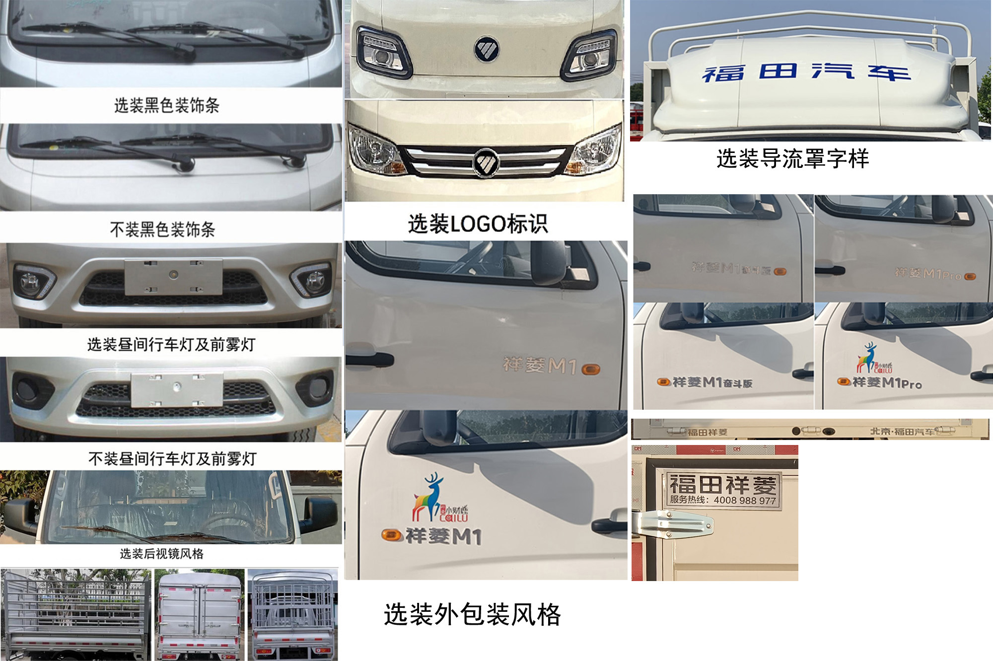 福田牌BJ5021CCY3JV2-12仓栅式运输车公告图片