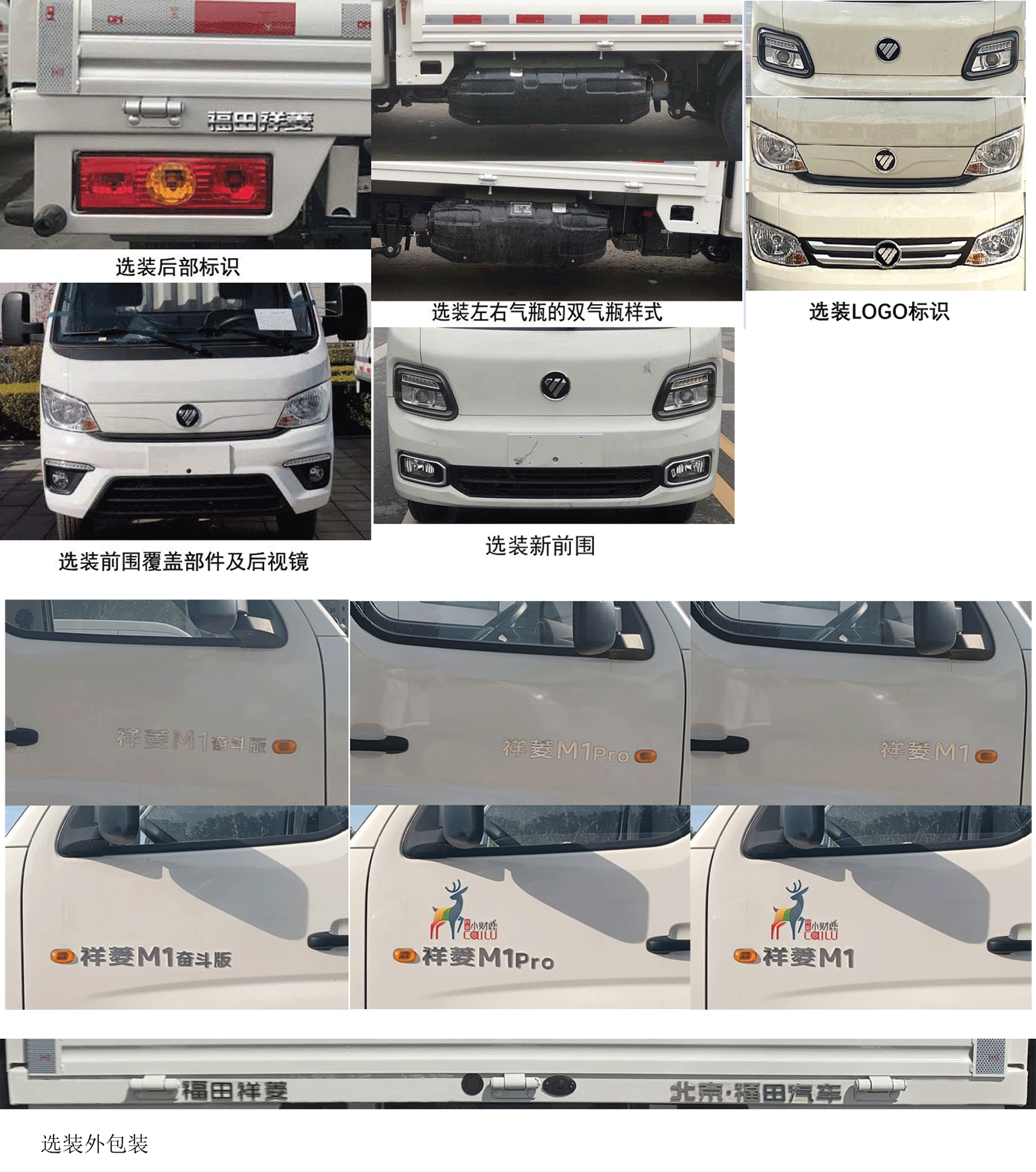 福田牌BJ1031V5PC4-11载货汽车公告图片