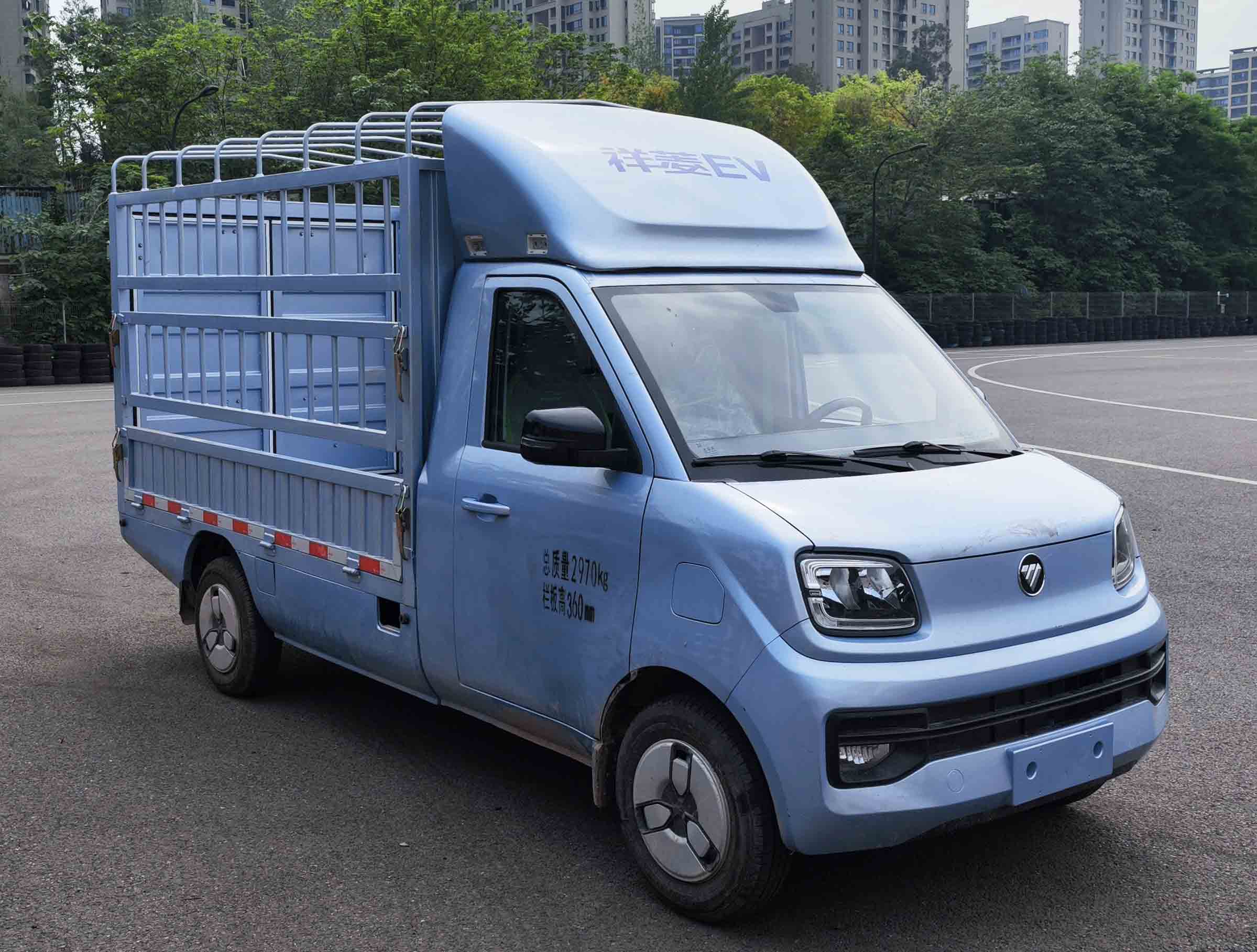 福田牌BJ5030CCYEV70纯电动仓栅式运输车