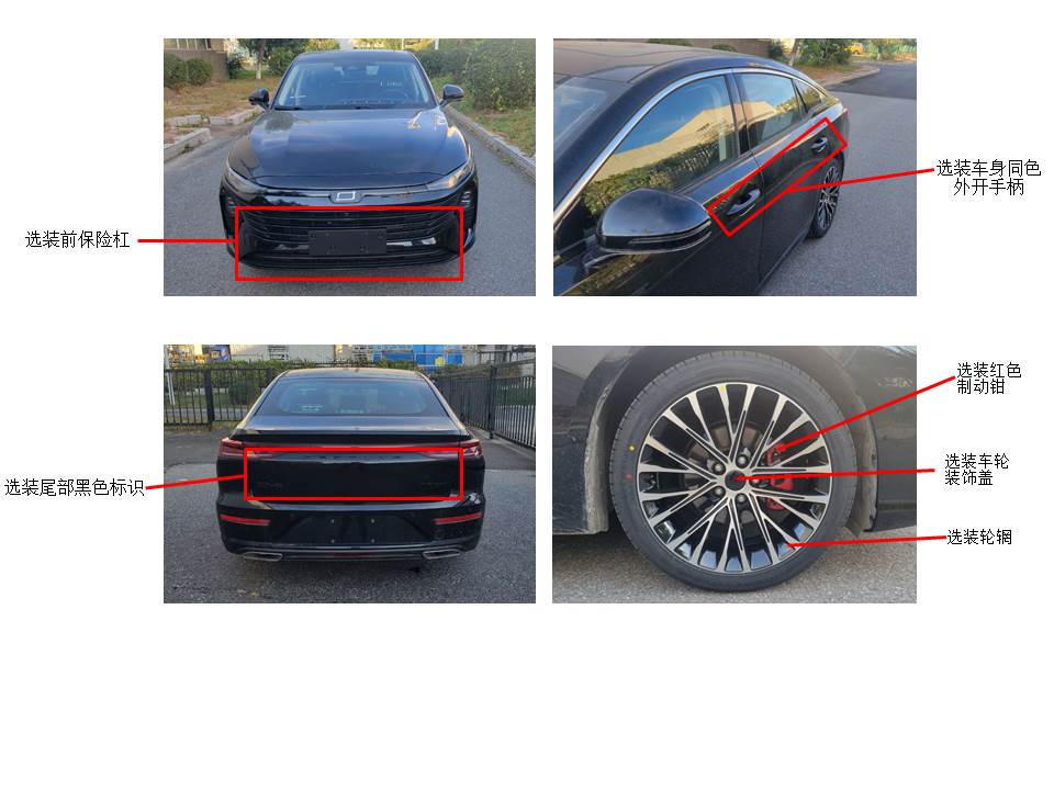 一汽牌CA7155D6C轿车公告图片