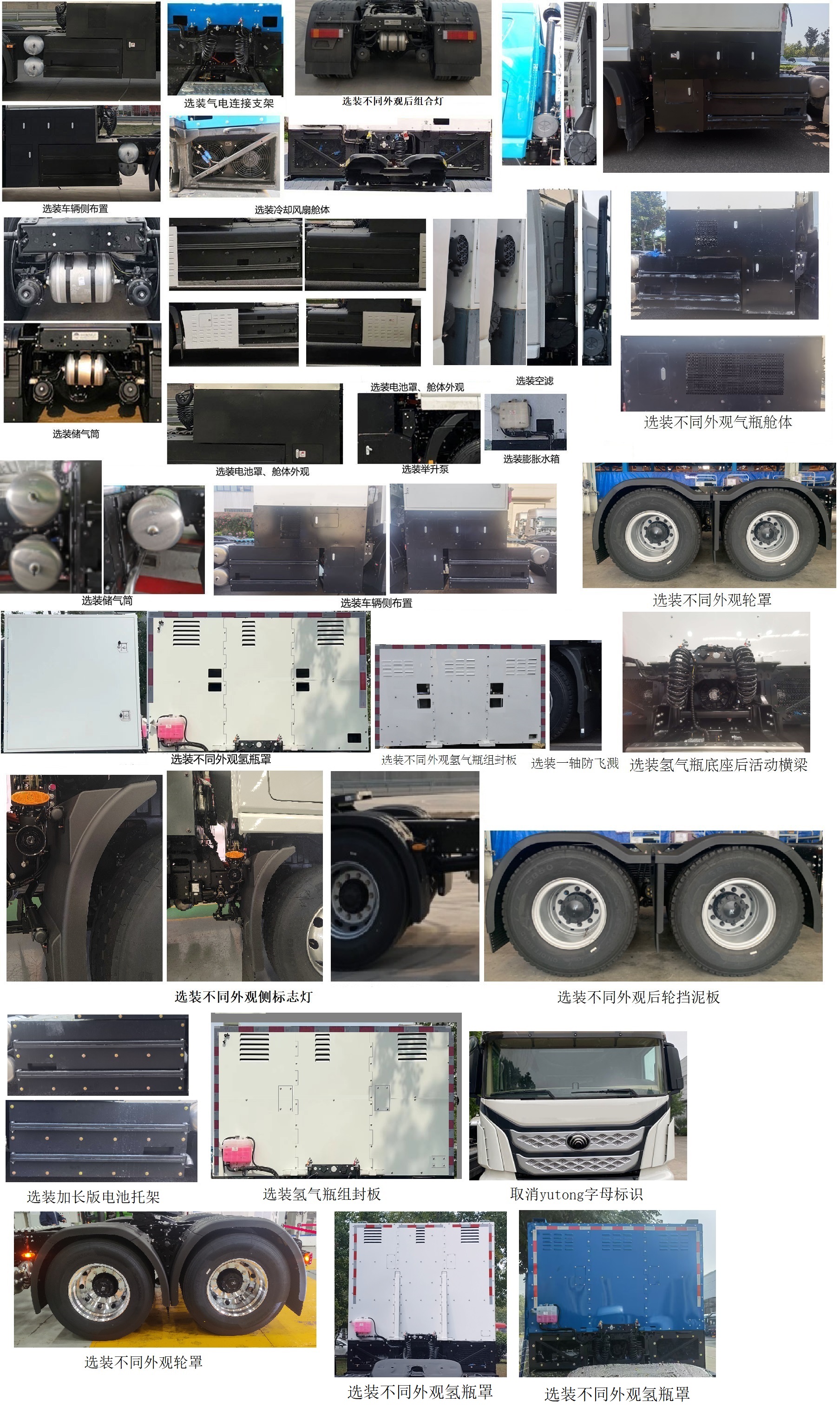 宇通牌ZKH4250P4FCEV3MD燃料电池半挂牵引车公告图片