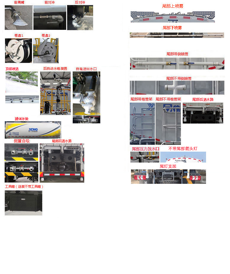 徐工牌DXA5182GPSSA6綠化噴灑車公告圖片