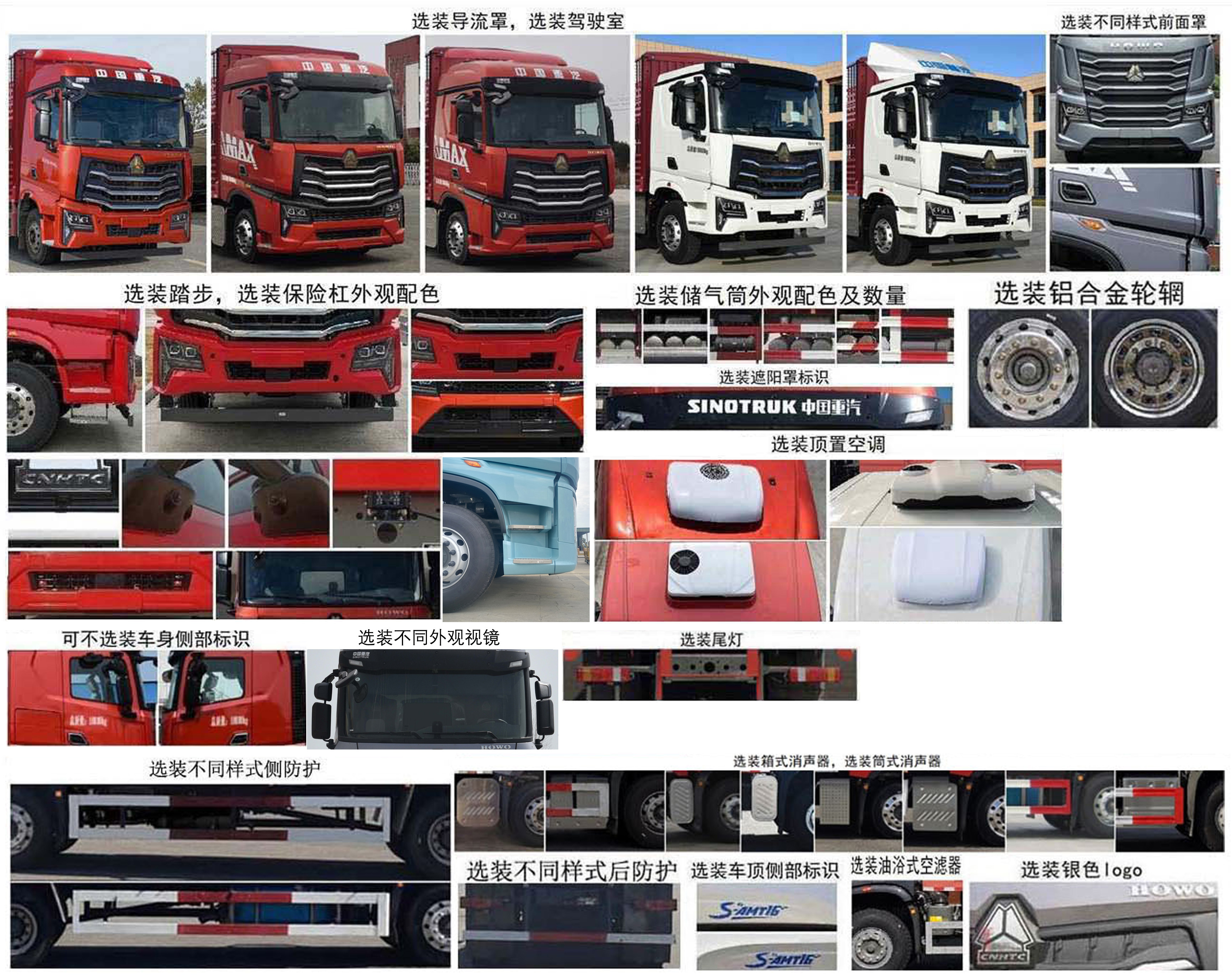 豪沃牌ZZ5187CCQN511KF1畜禽運(yùn)輸車公告圖片