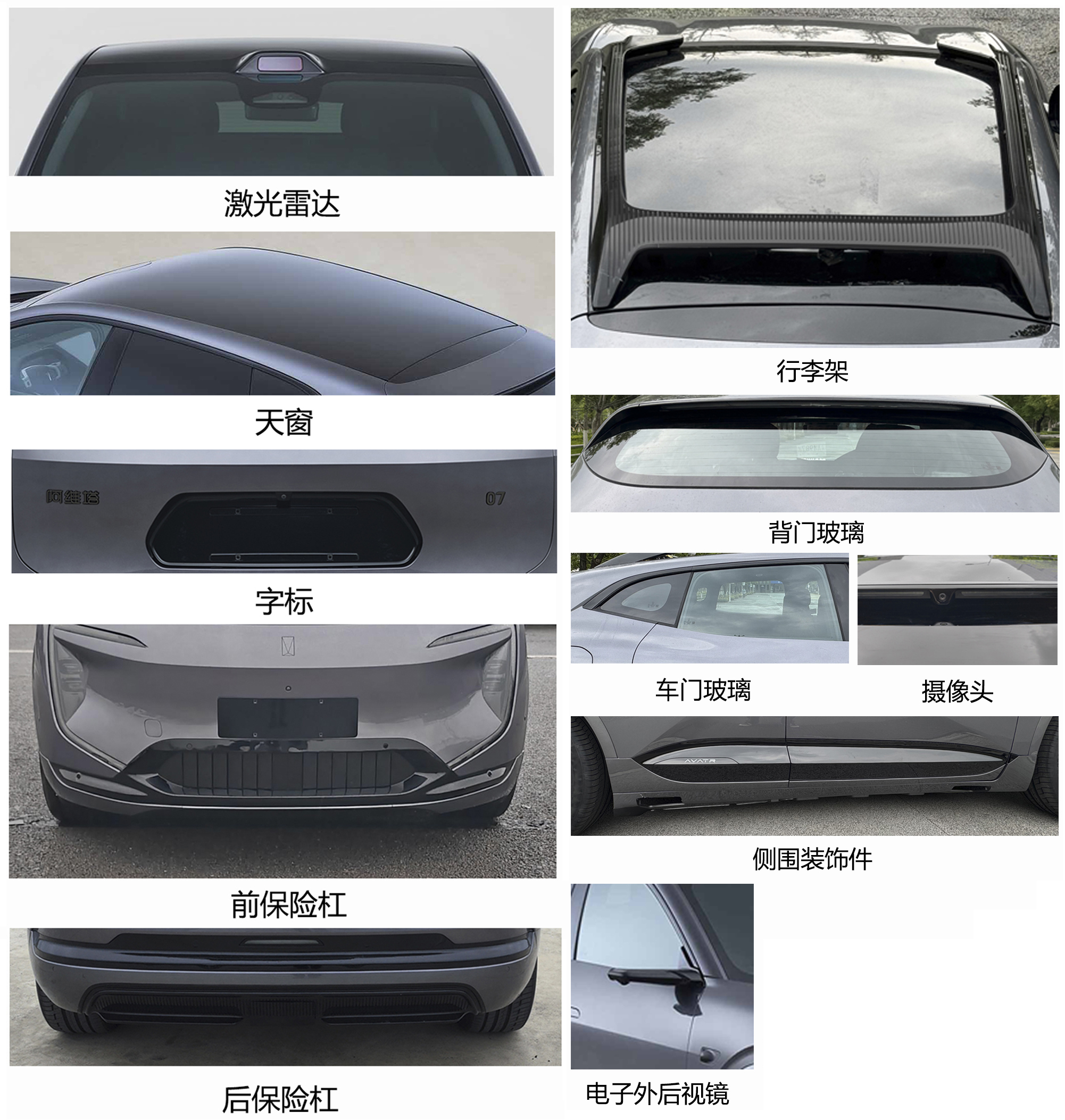 阿维塔牌SC6481ECABEV纯电动运动型乘用车公告图片