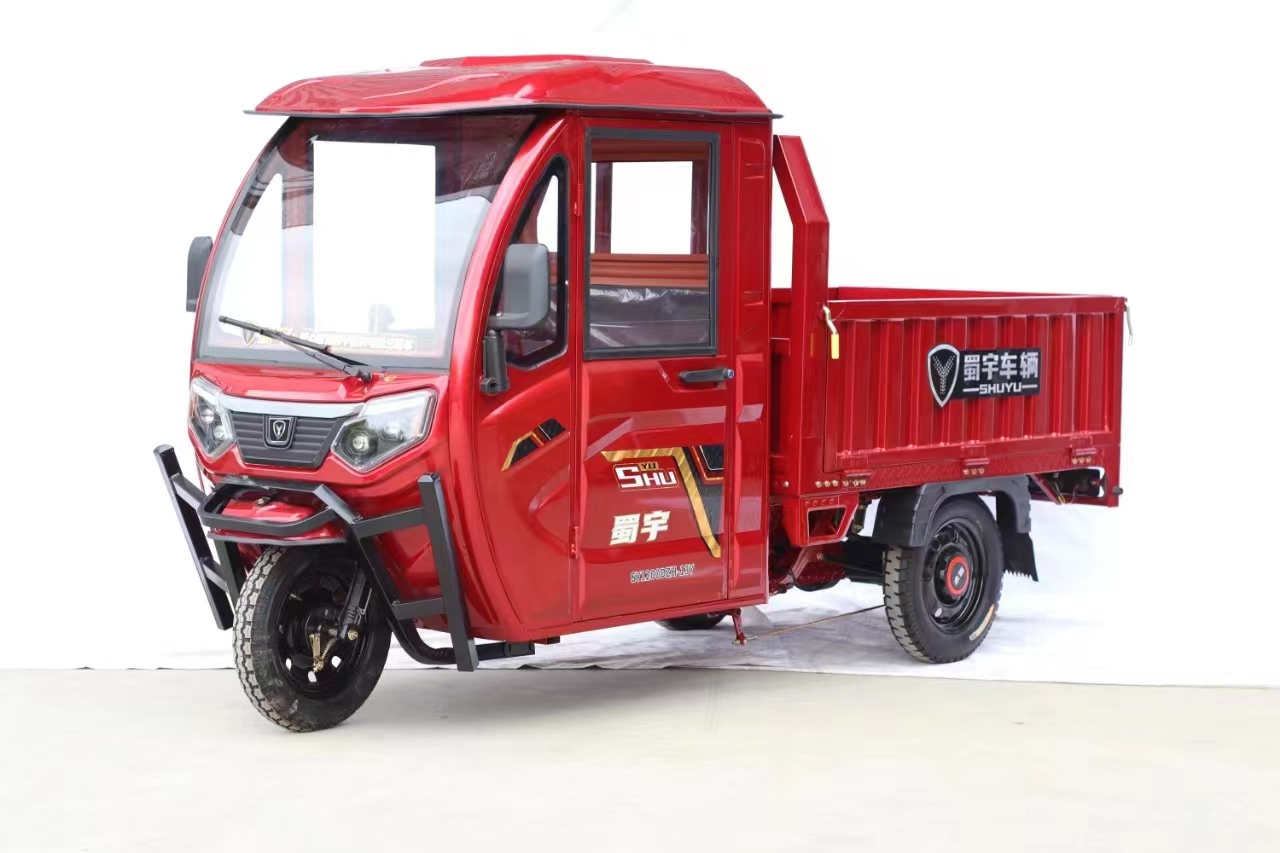 SY1200DZH-13Y 蜀宇牌纯电动前鼓式后鼓式电动正三轮摩托车图片