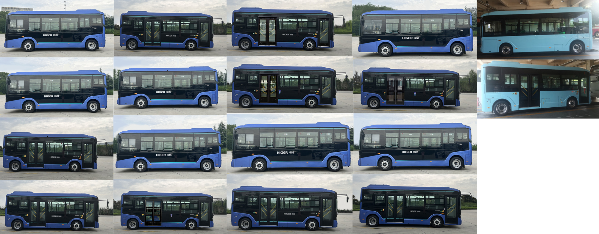 海格牌KLQ6705GBEVN7L纯电动低地板城市客车公告图片