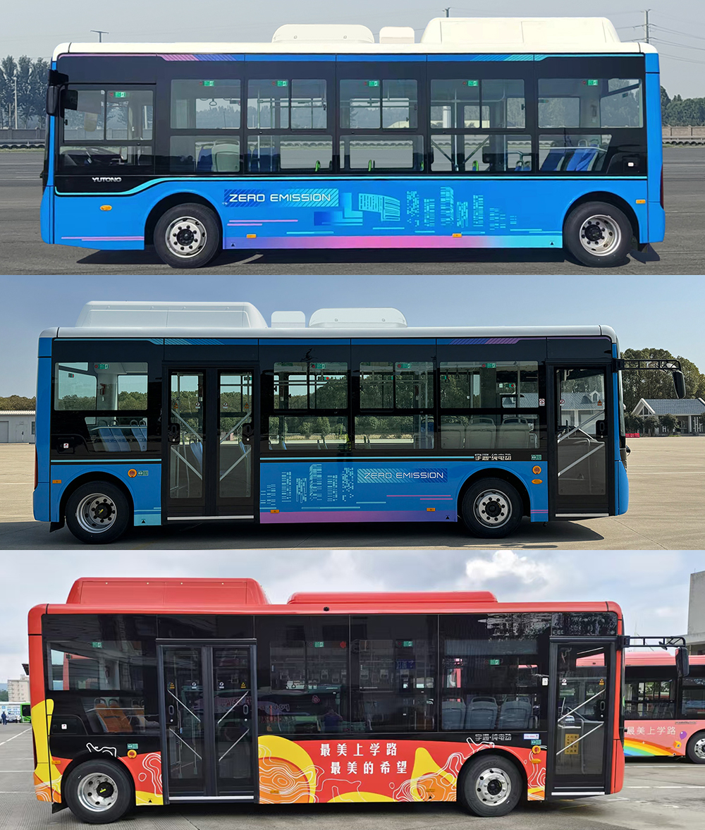 纯电动低地板城市客车图片
