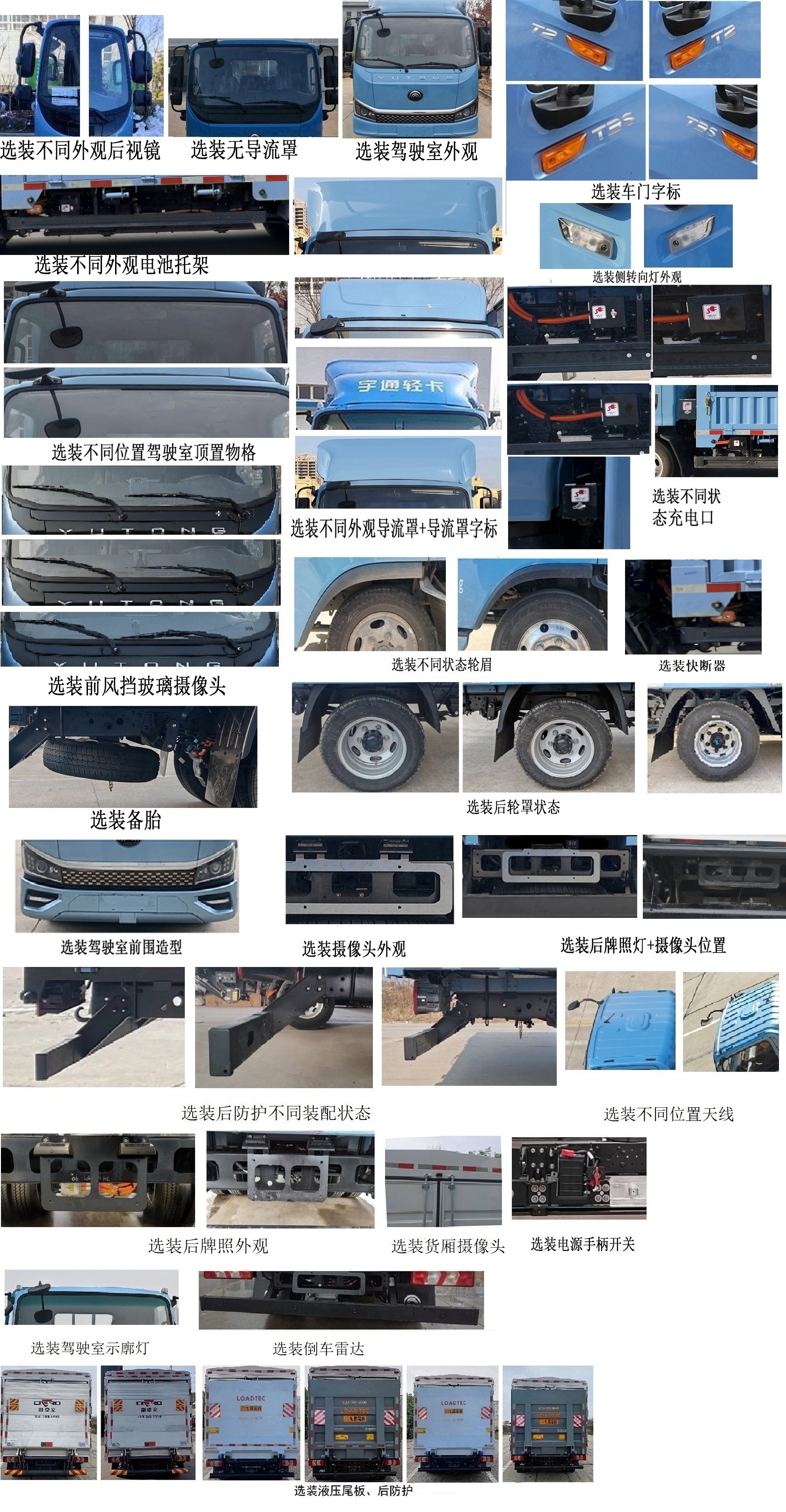 宇通牌ZKH5046CCYBEV4純電動倉柵式運輸車公告圖片