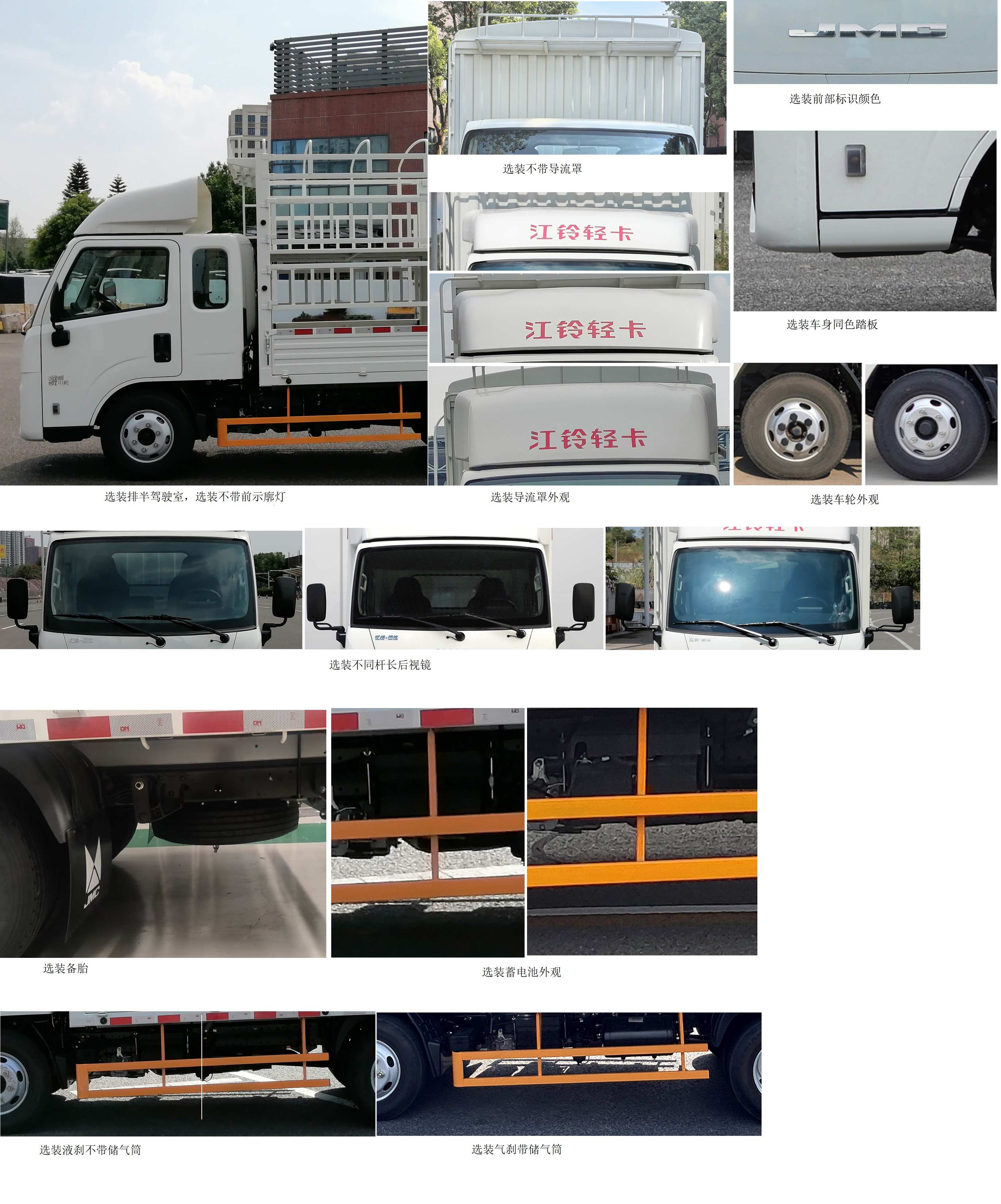 江鈴牌JX5041CCYTCM26倉柵式運輸車公告圖片