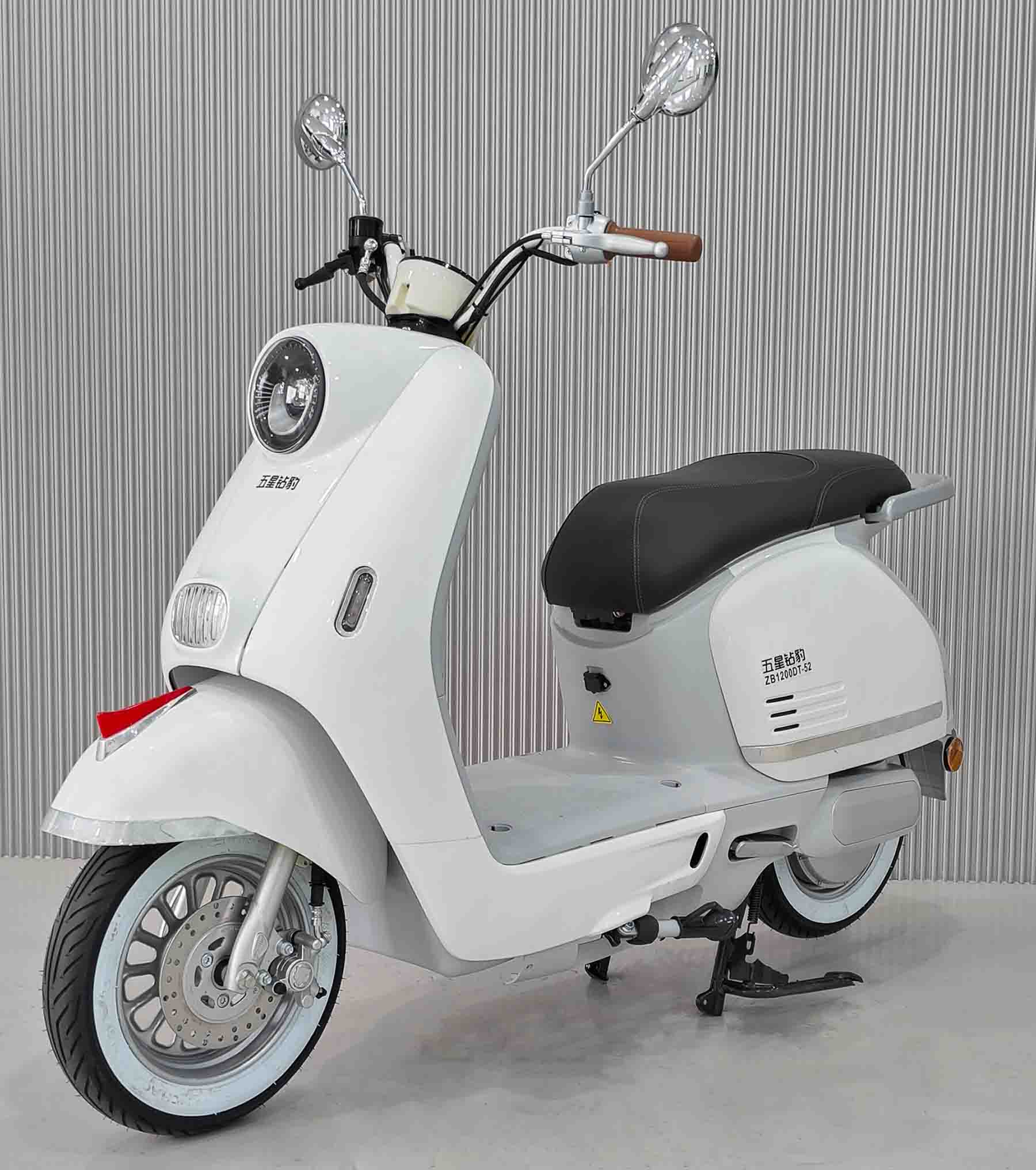 ZB1200DT-52 五星钻豹牌纯电动前盘式后鼓式电动两轮摩托车图片