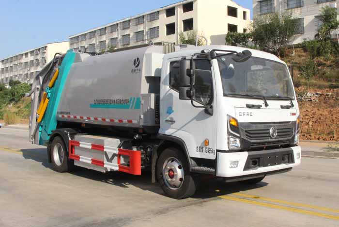 縱昂牌CLT5120ZYSEQBEV純電動(dòng)壓縮式垃圾車(chē)公告圖片