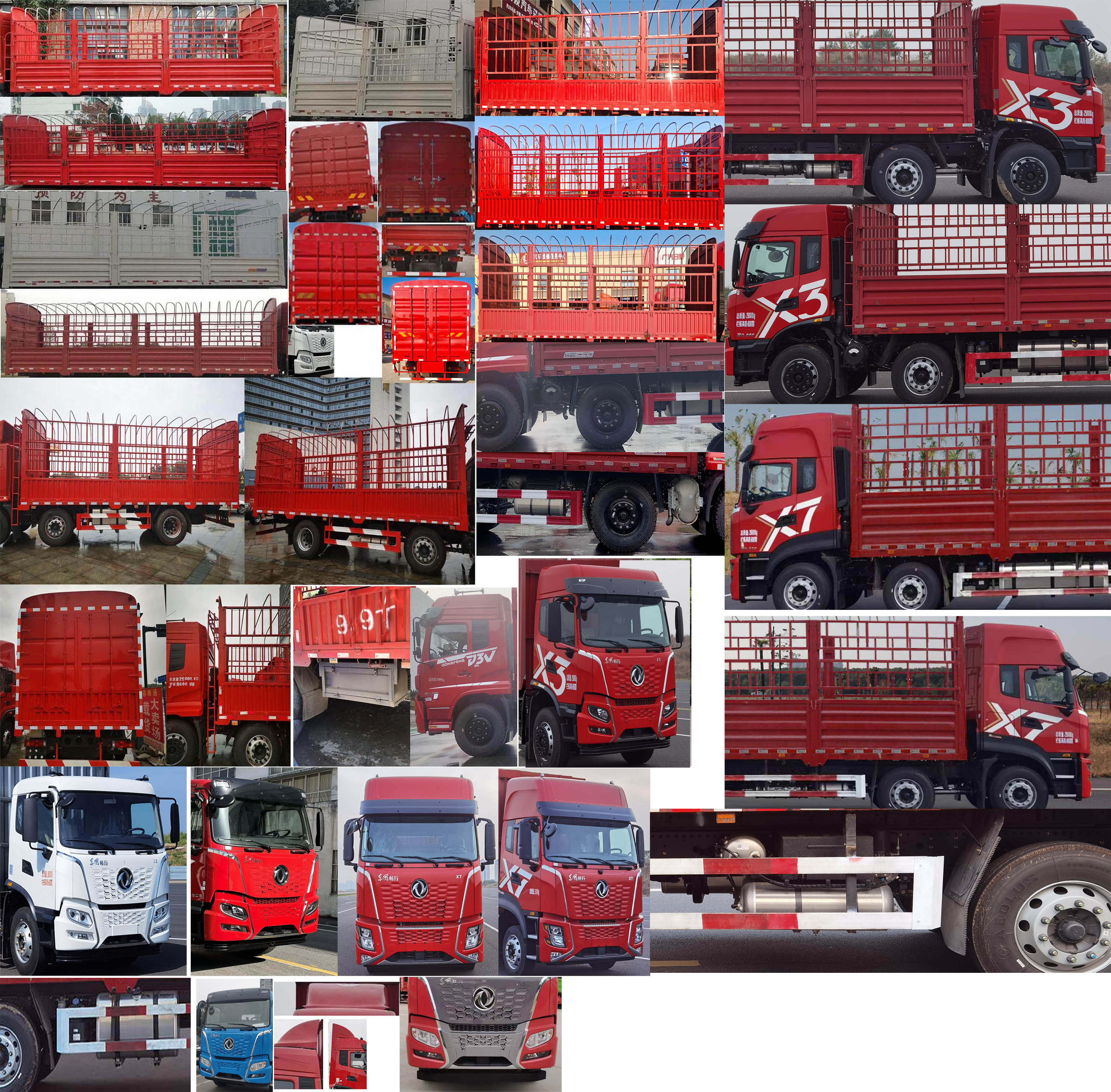 東風牌DFV5253CCYGP6D1倉柵式運輸車公告圖片