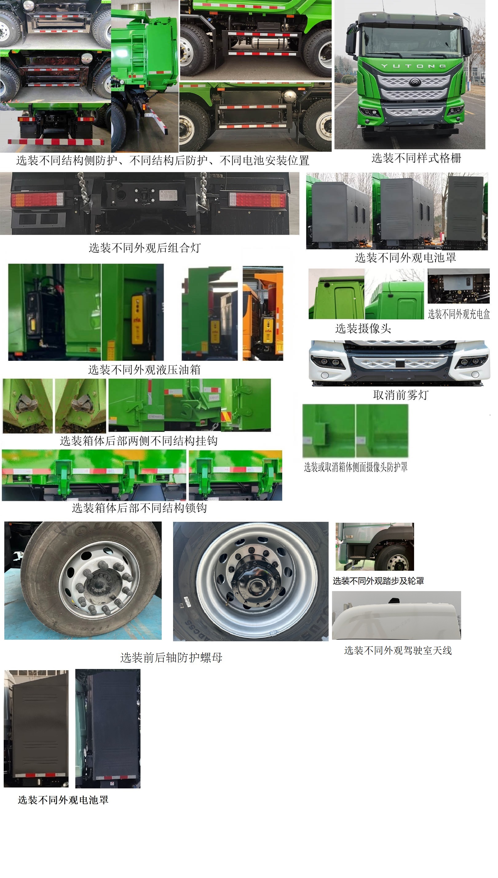 宇通牌ZKH3310P6BEV31纯电动自卸汽车公告图片