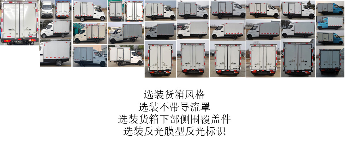 纯电动厢式运输车图片