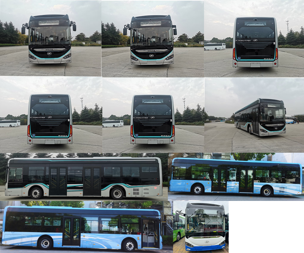 海格牌KLQ6126GAEVN2A纯电动低入口城市客车公告图片