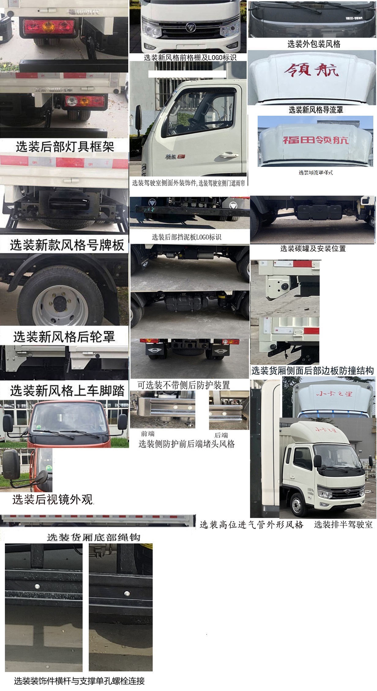 福田牌BJ5035CCY4JV5-13倉柵式運輸車公告圖片