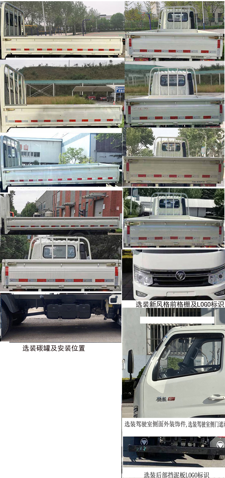 福田牌BJ1035V4AV7-12载货汽车公告图片