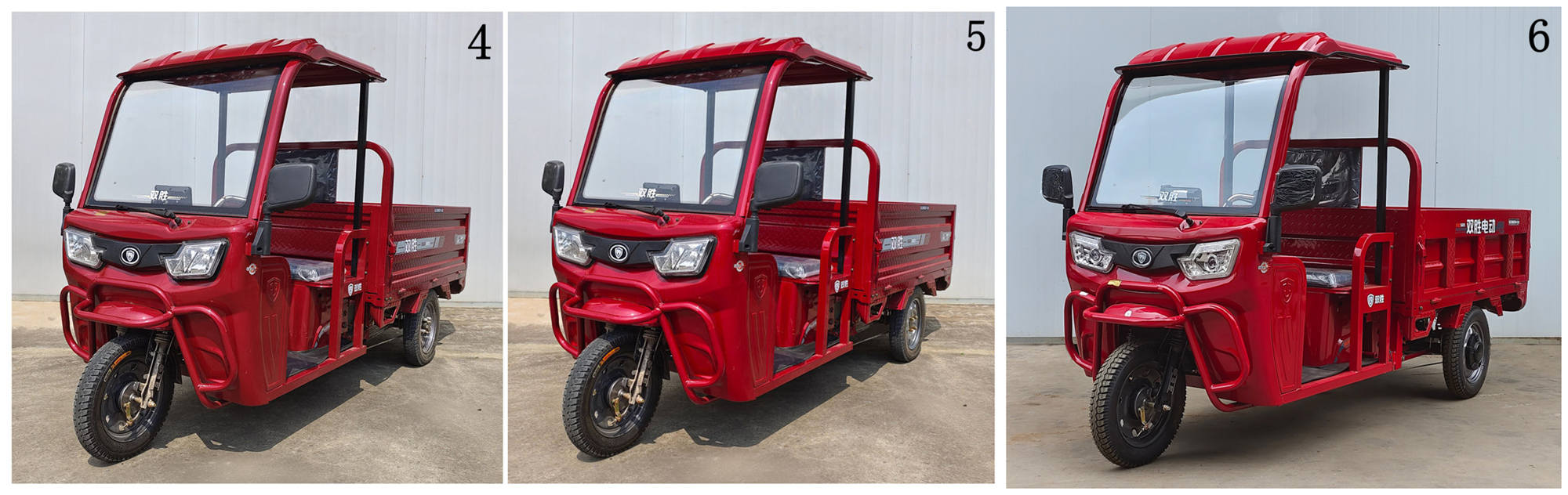 双胜牌SS1200DZH-15D电动正三轮摩托车公告图片