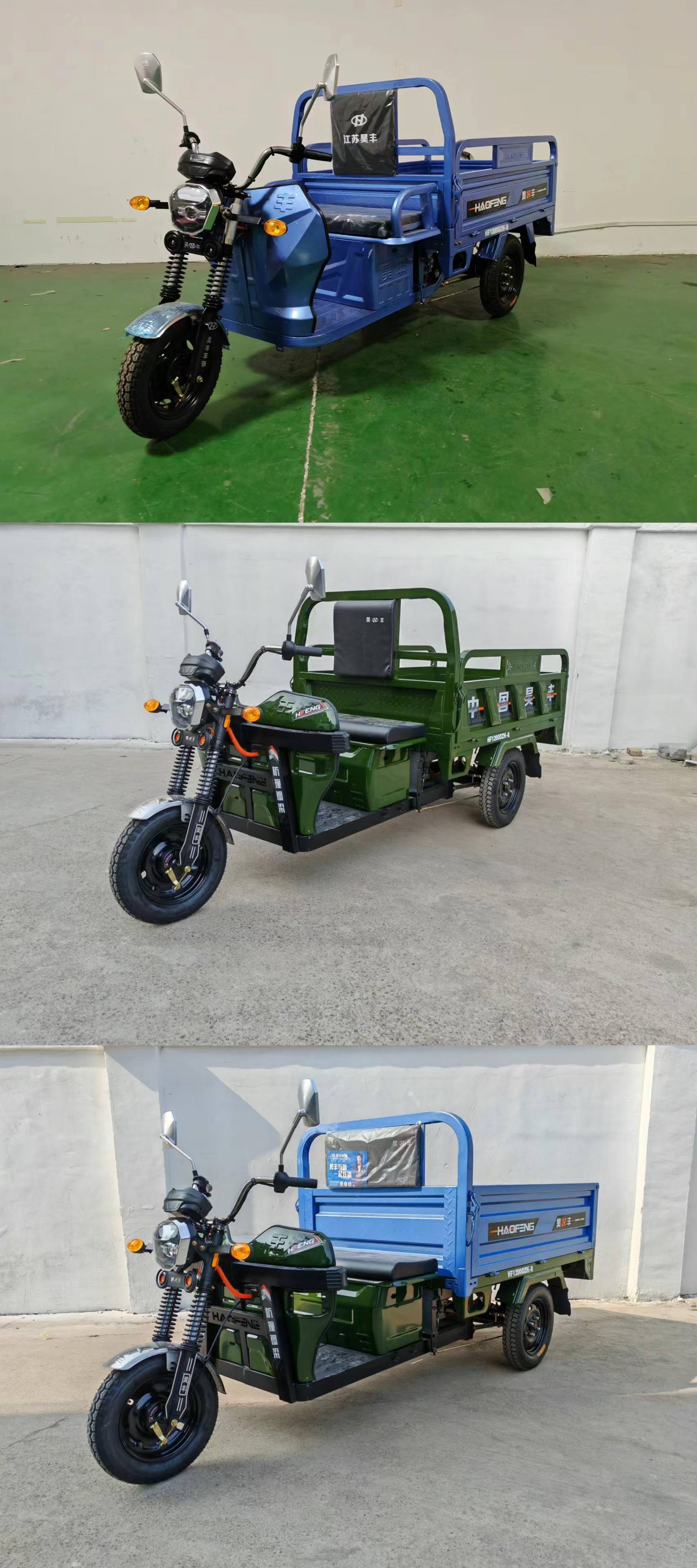 昊丰牌HF1200DZH-8电动正三轮摩托车公告图片