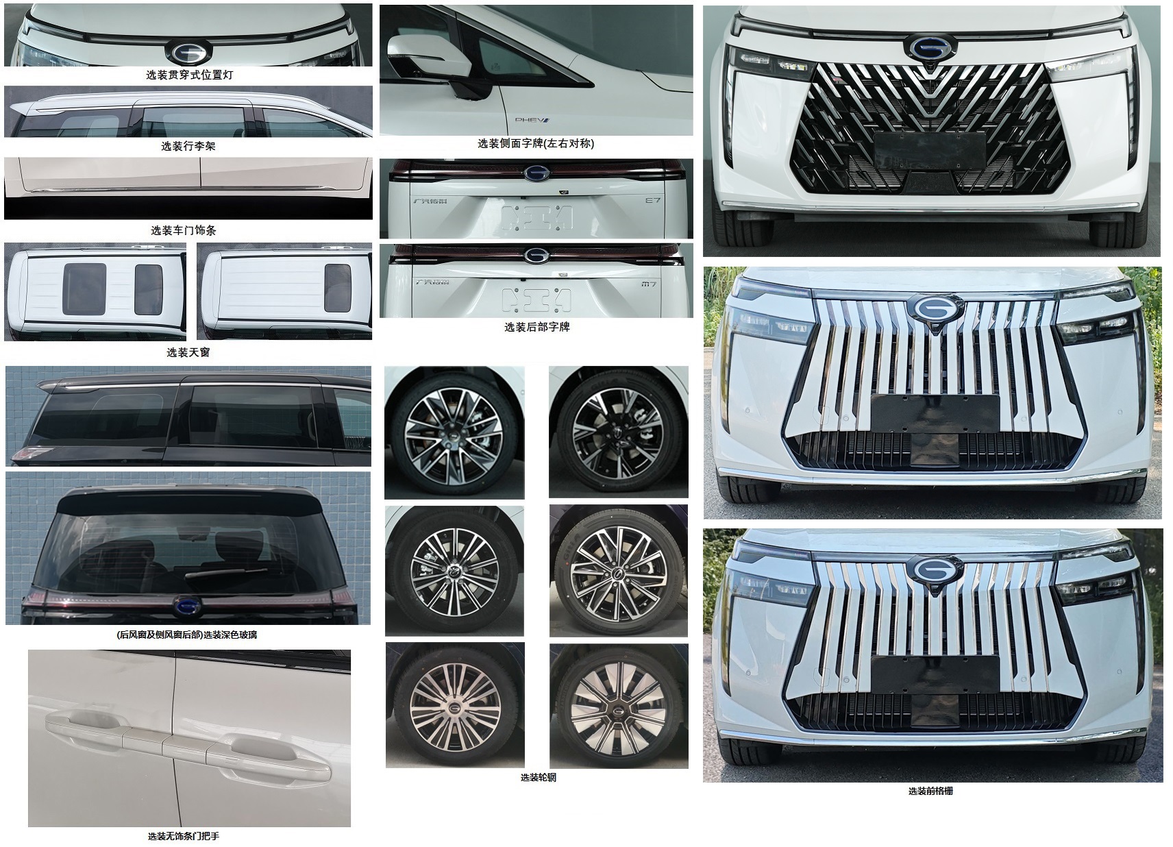 传祺牌GAC6491CHEVKCA6A插电式混合动力多用途乘用车公告图片