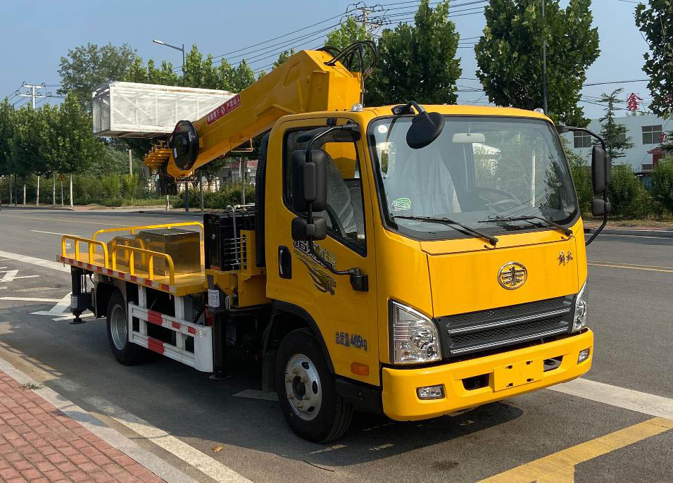 鲁济家庆牌LFV5040JGKCA6高空作业车