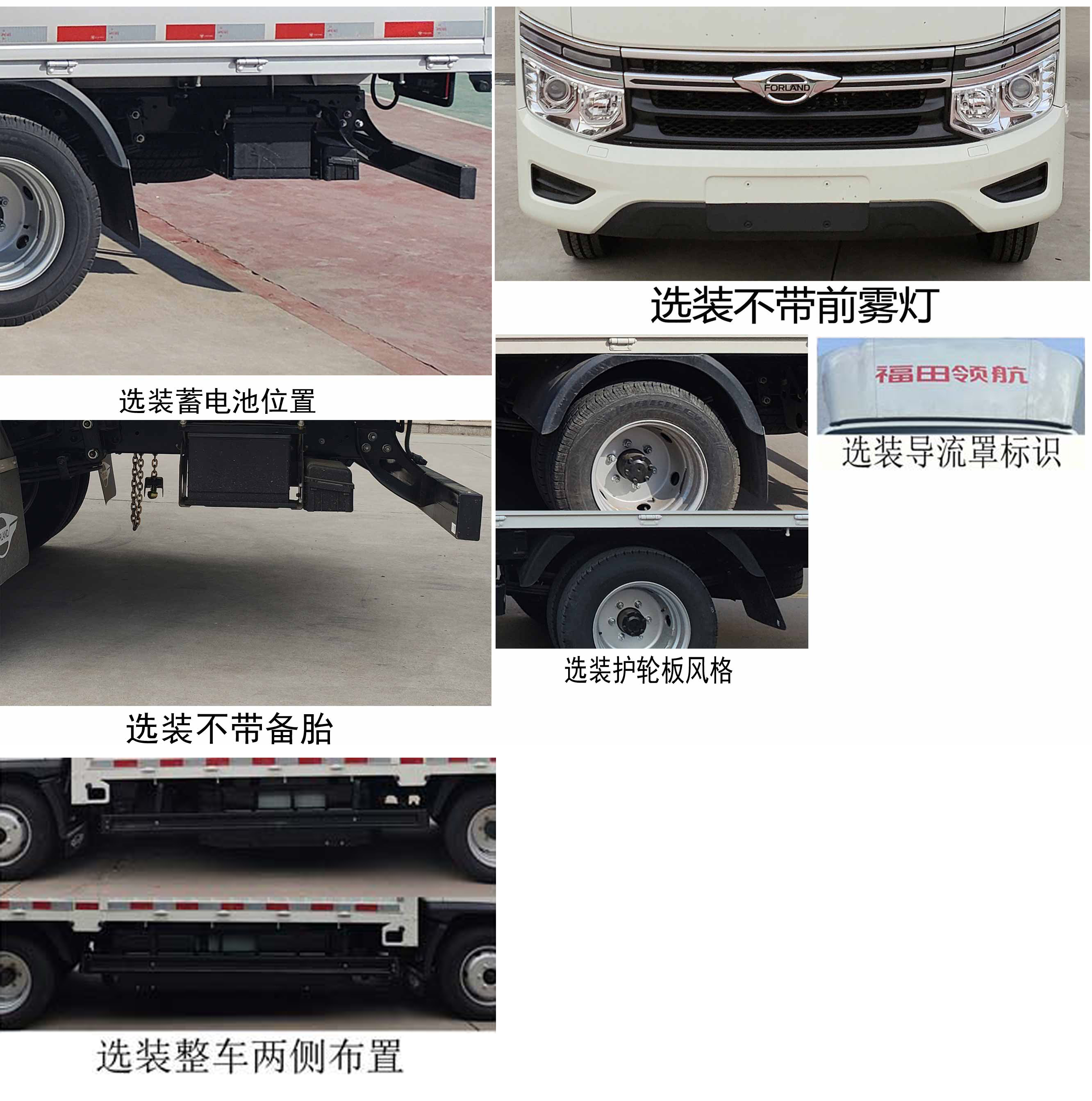 福田牌BJ5045CCY4JC7-30仓栅式运输车公告图片