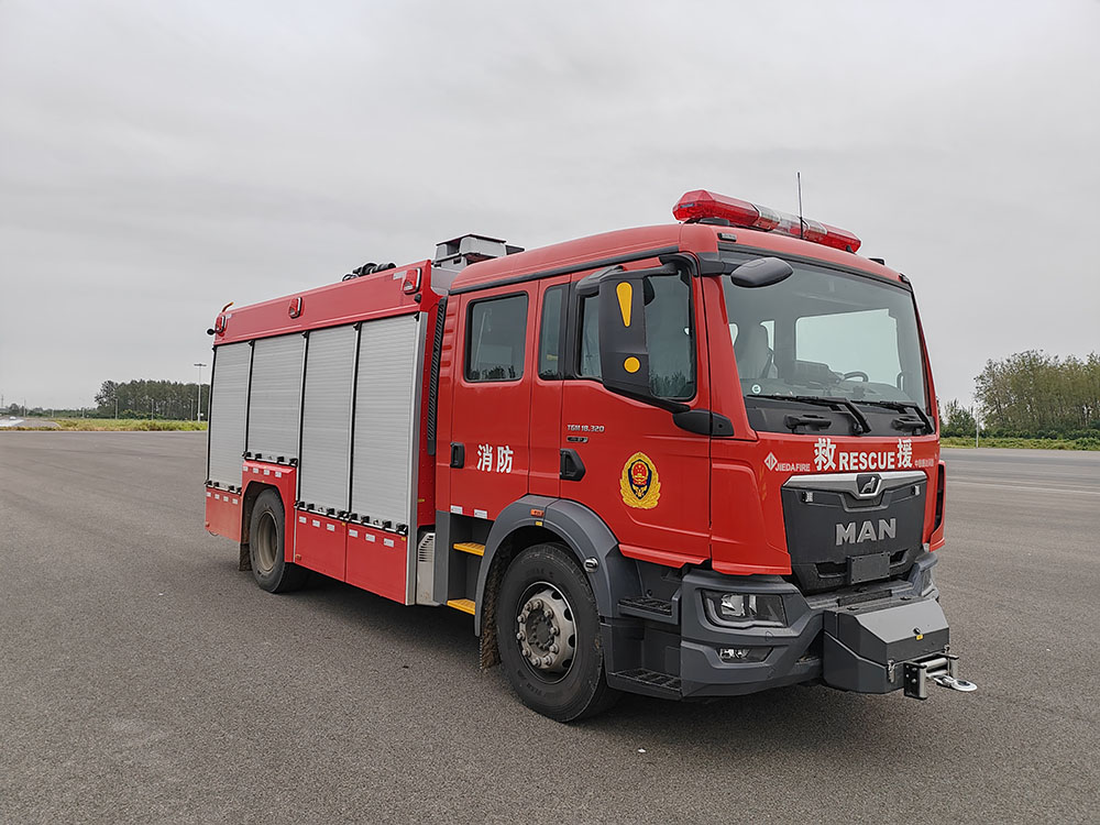 SJD5176GXFAP50/MEA型压缩空气泡沫消防车图片