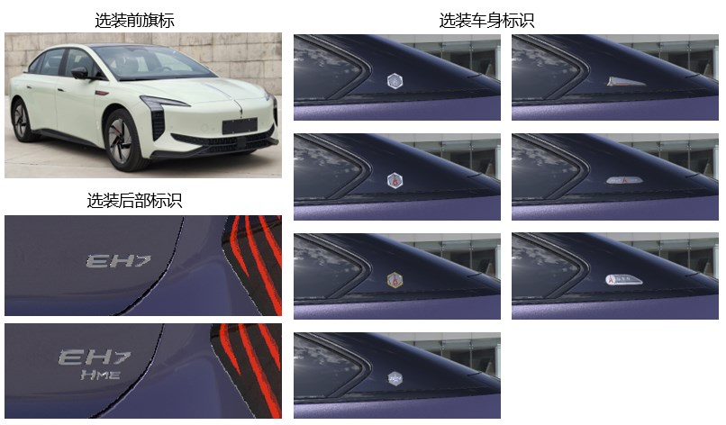红旗牌CA7001H0EVXD纯电动轿车公告图片