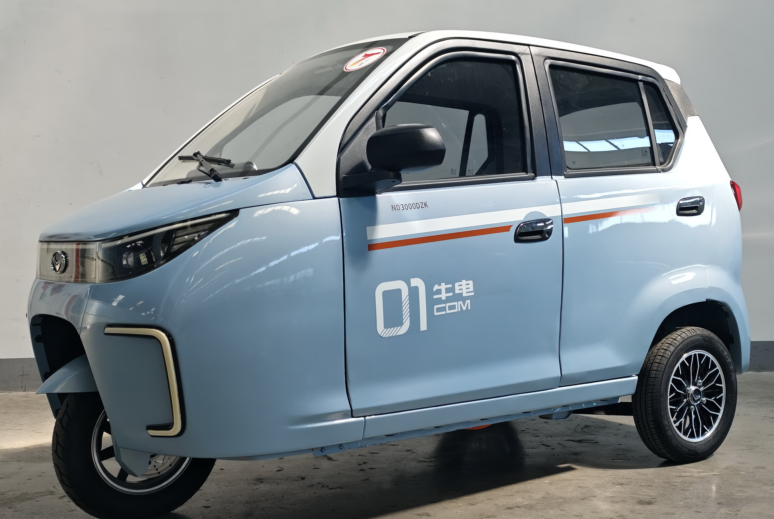 牛电牌ND3000DZK电动正三轮摩托车公告图片
