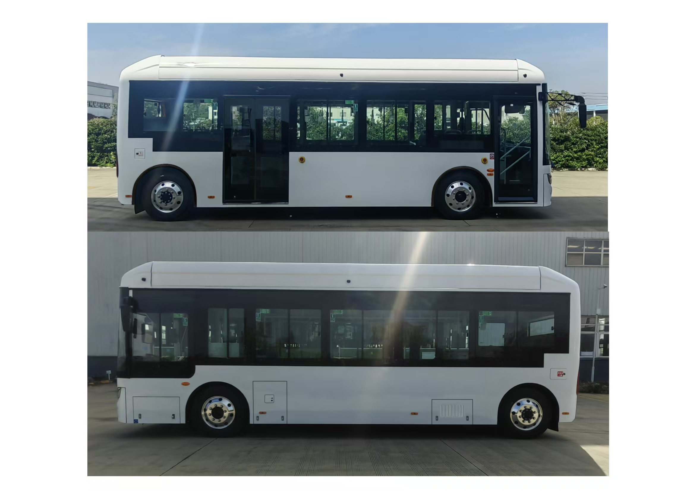 纯电动低地板城市客车图片