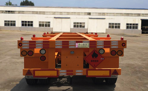 同强牌LJL9400TWY危险品罐箱骨架运输半挂车公告图片