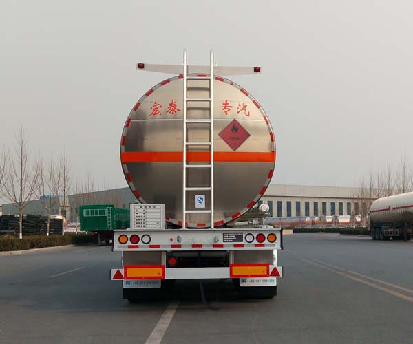正康宏泰牌HHT9401GRYE铝合金易燃液体罐式运输半挂车公告图片
