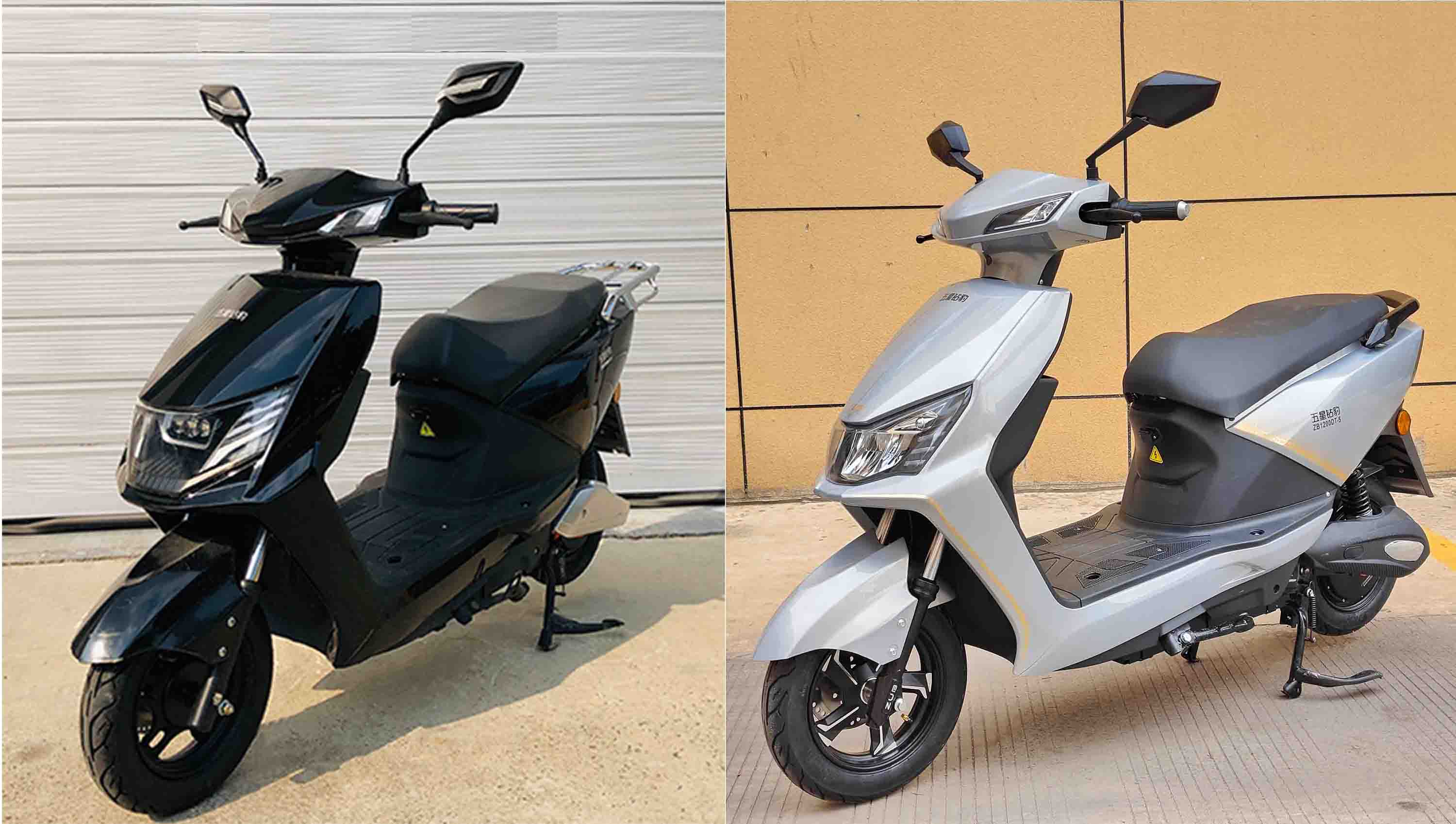 五星钻豹牌ZB1200DT-5电动两轮摩托车公告图片