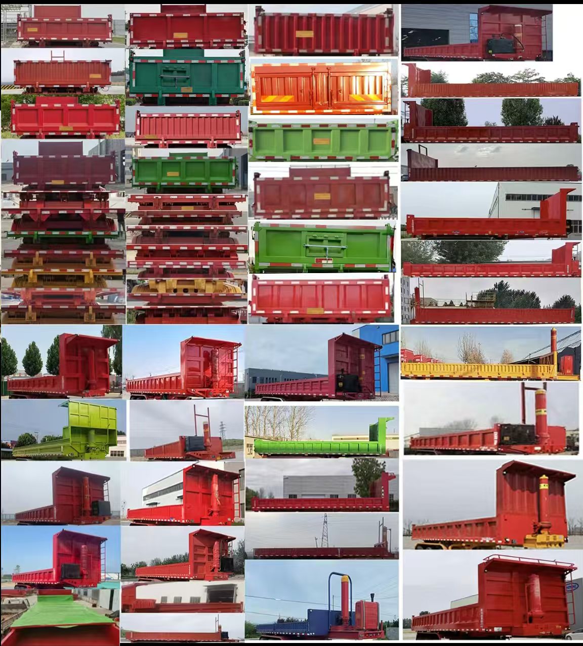 自卸半挂车图片