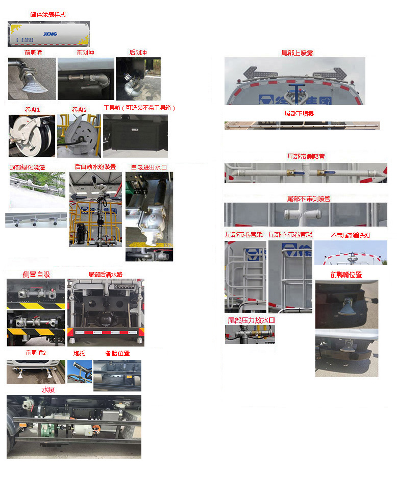 徐工牌DXA5182GPSLBEV純電動(dòng)綠化噴灑車(chē)公告圖片