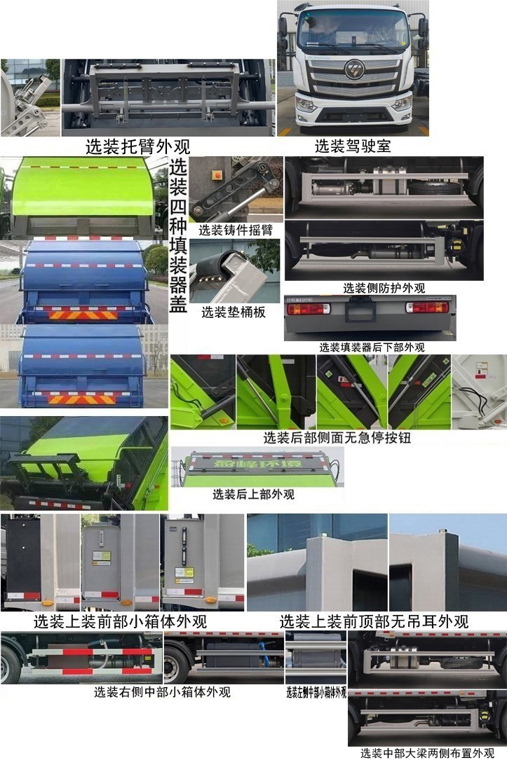 中聯(lián)牌ZBH5180ZYSBJY6壓縮式垃圾車公告圖片