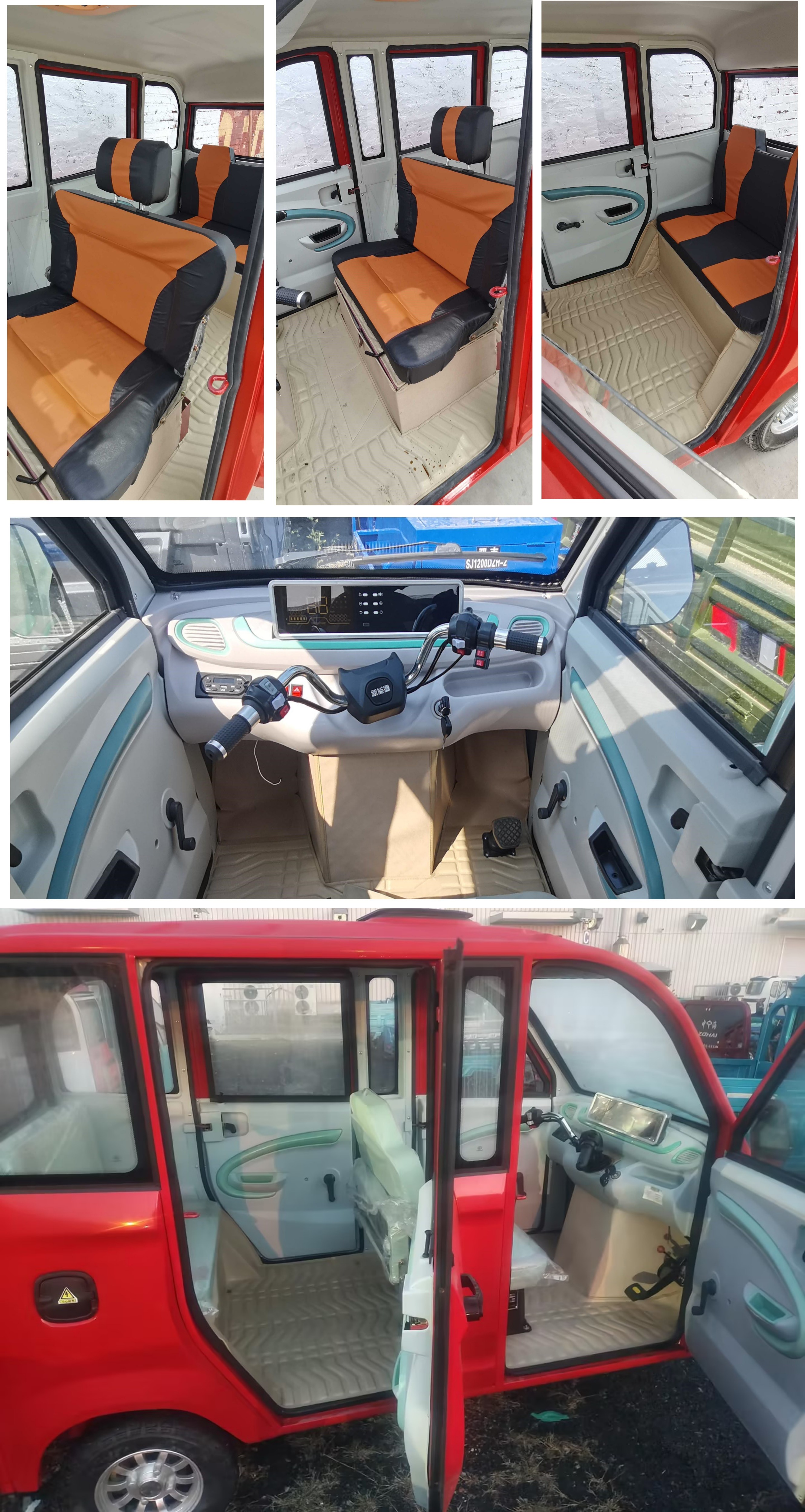 HY1500DZK-5 红岩小客牌纯电动前盘式/鼓式后盘式/鼓式电动正三轮摩托车图片