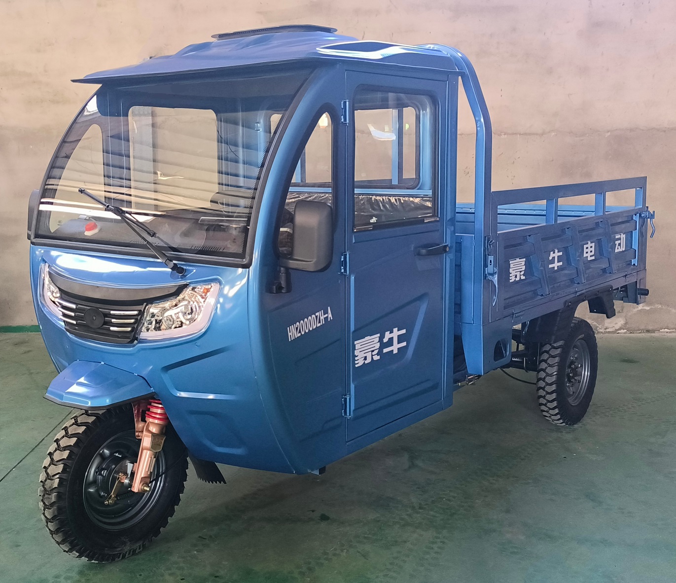 HN2000DZH-A 豪牛牌纯电动前鼓式后鼓式电动正三轮摩托车图片