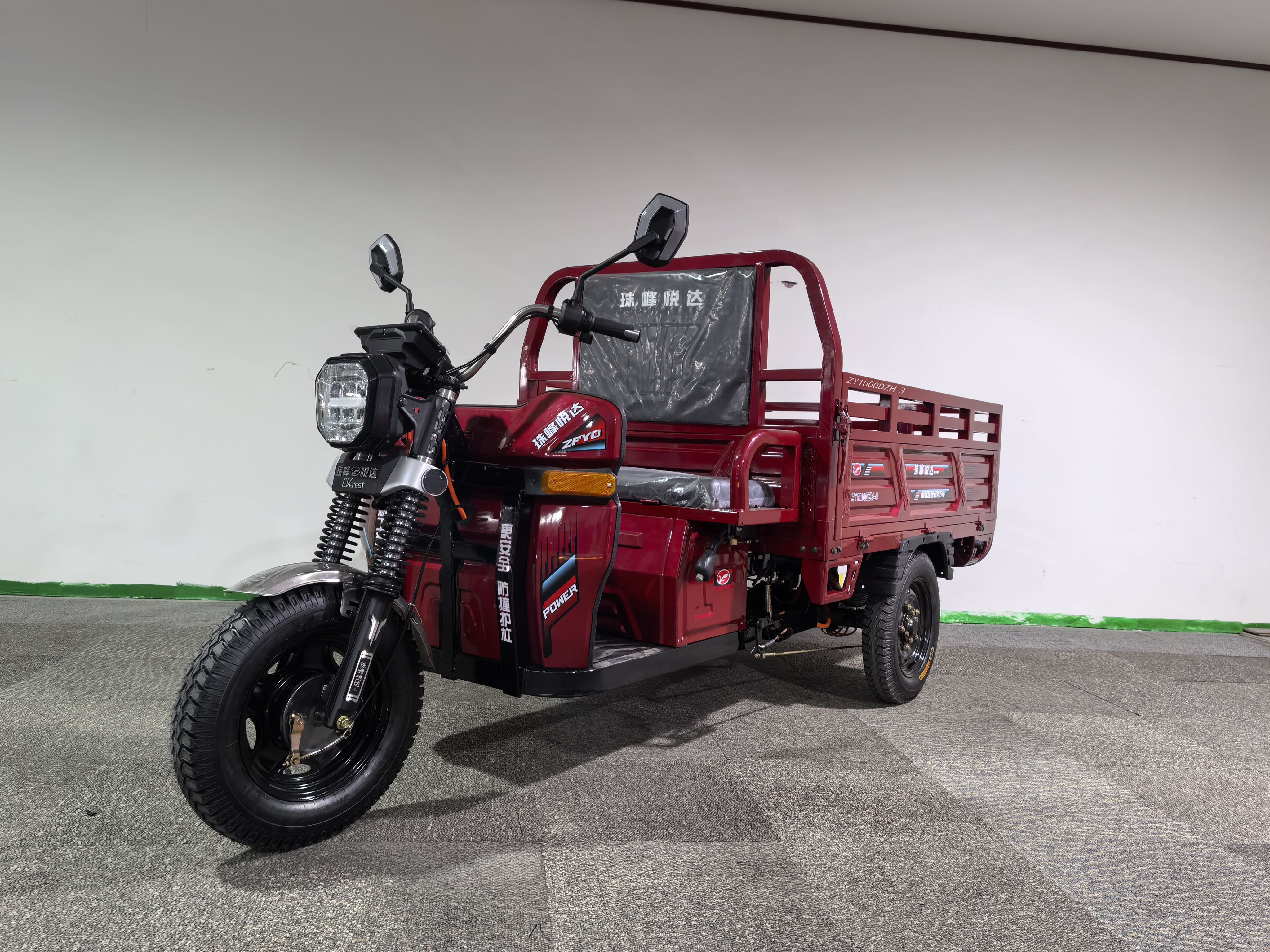 珠峰悦达牌ZY1000DZH-3电动正三轮摩托车公告图片