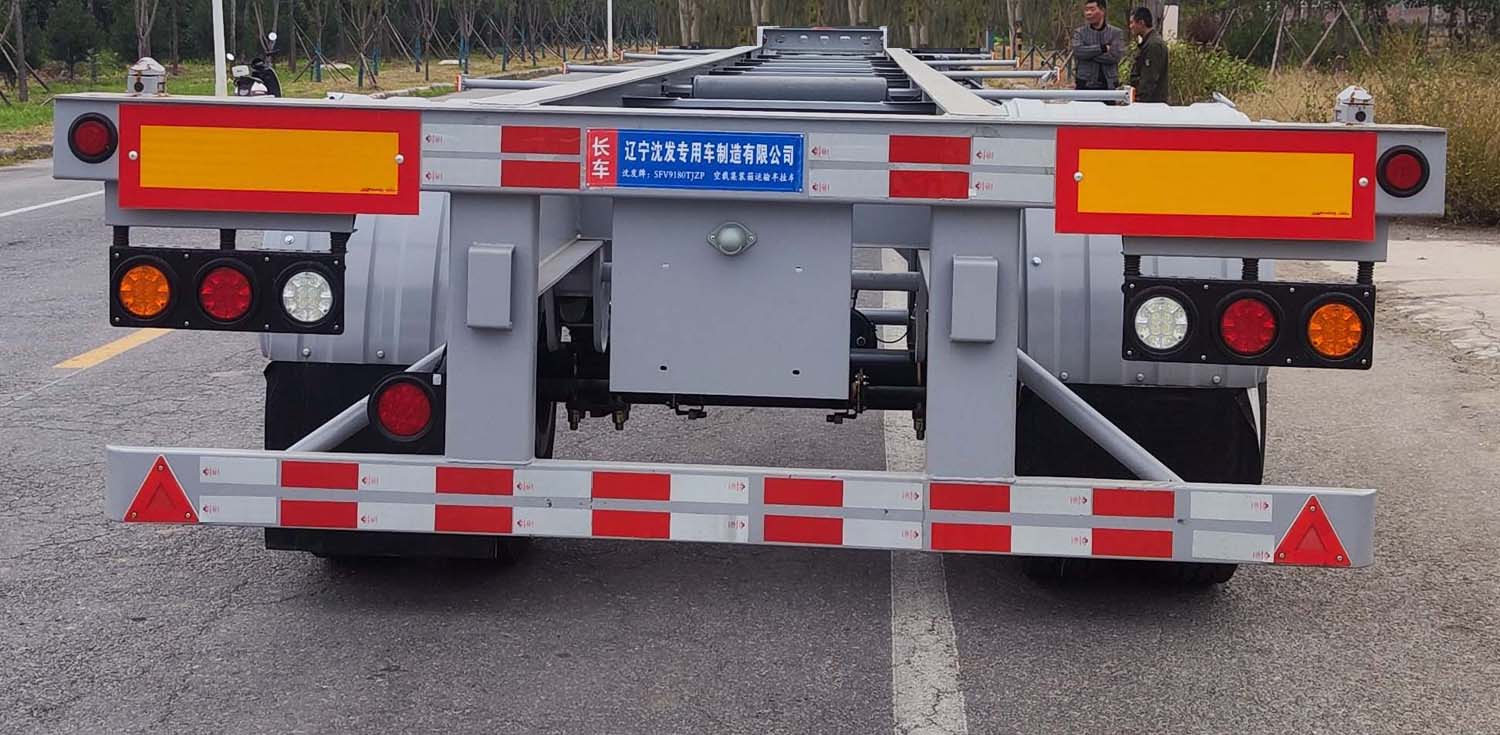 沈发牌SFV9180TJZP空载集装箱运输半挂车公告图片