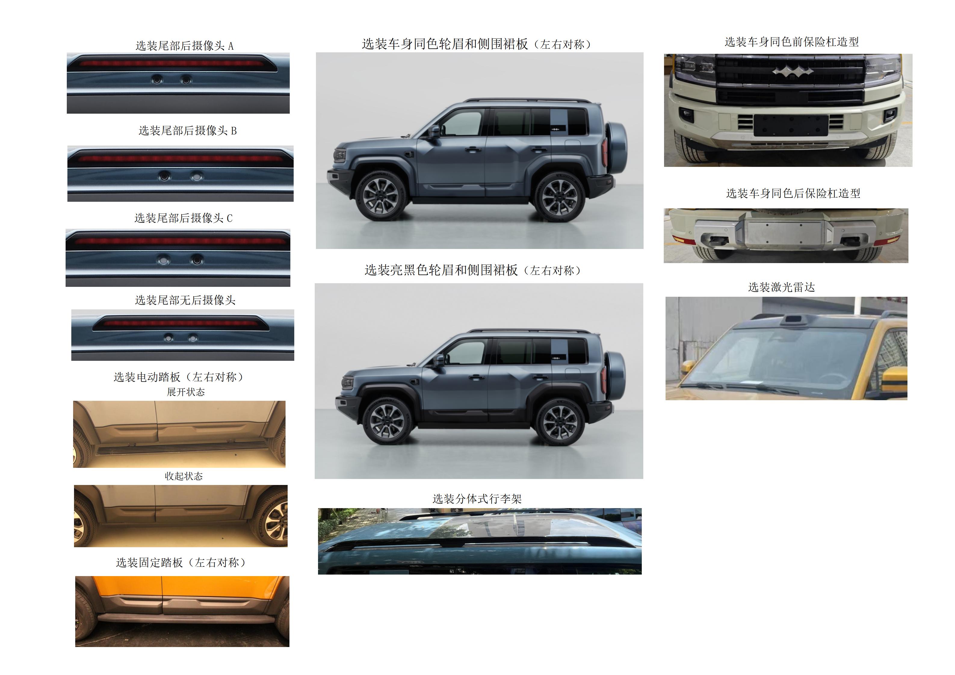 方程豹牌QCJ2030ST6HEV1插电式混合动力越野乘用车公告图片