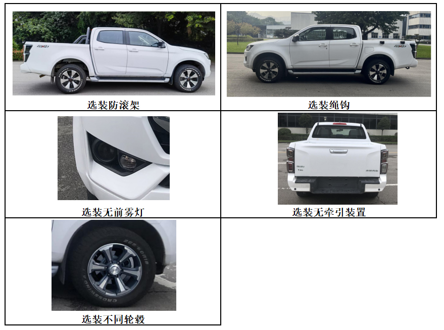 QL1030CTGR 五十铃牌150马力单桥柴油1.5米国六多用途货车图片