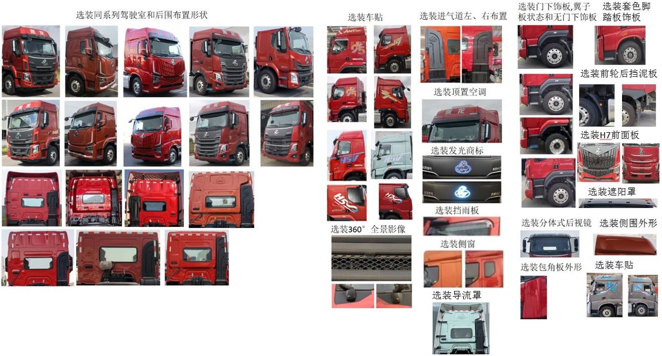 乘龙牌LZ4250H7DM03牵引汽车公告图片
