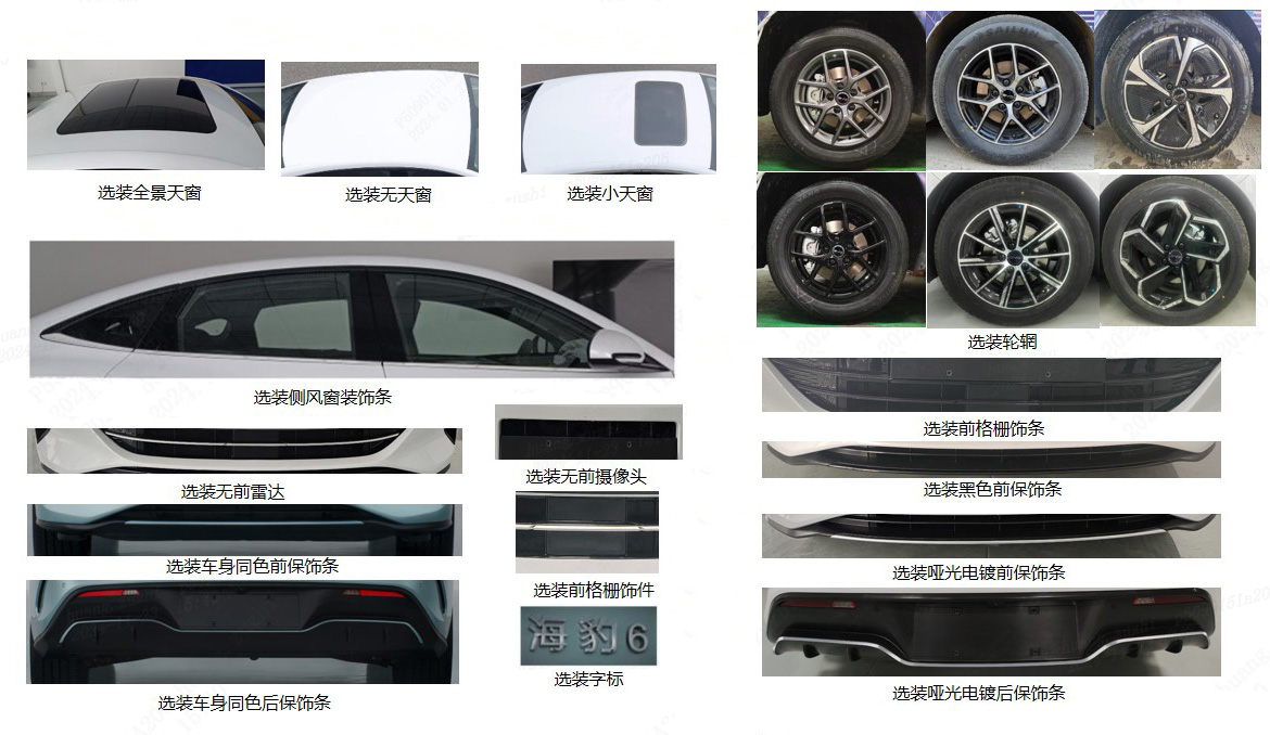 比亚迪牌BYD7150ADHEV5插电式混合动力轿车公告图片