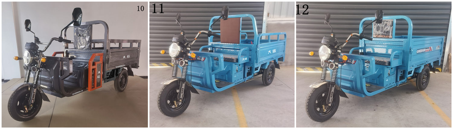 大信牌DX1500DZH-16电动正三轮摩托车公告图片