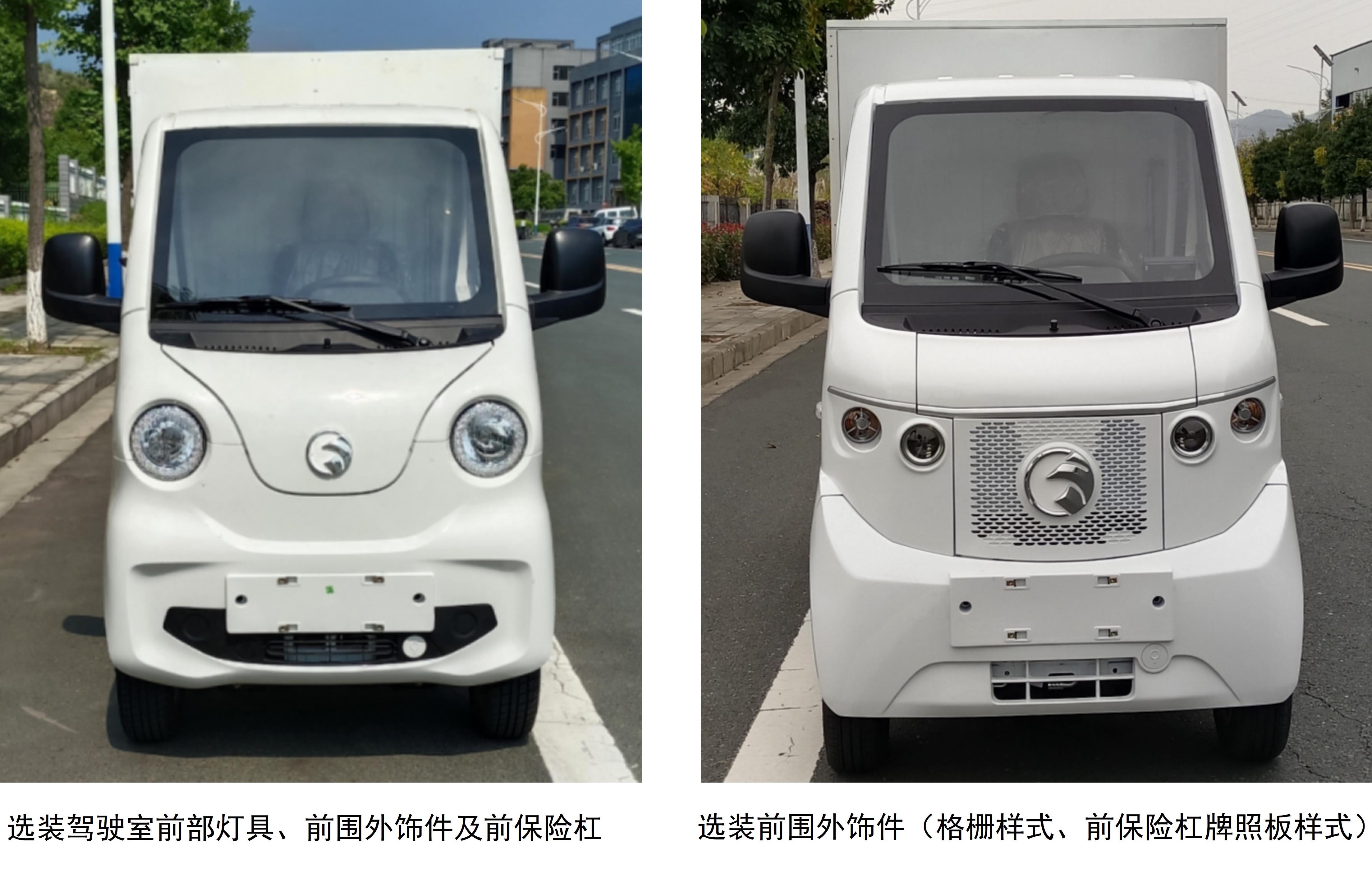 纯电动厢式运输车图片