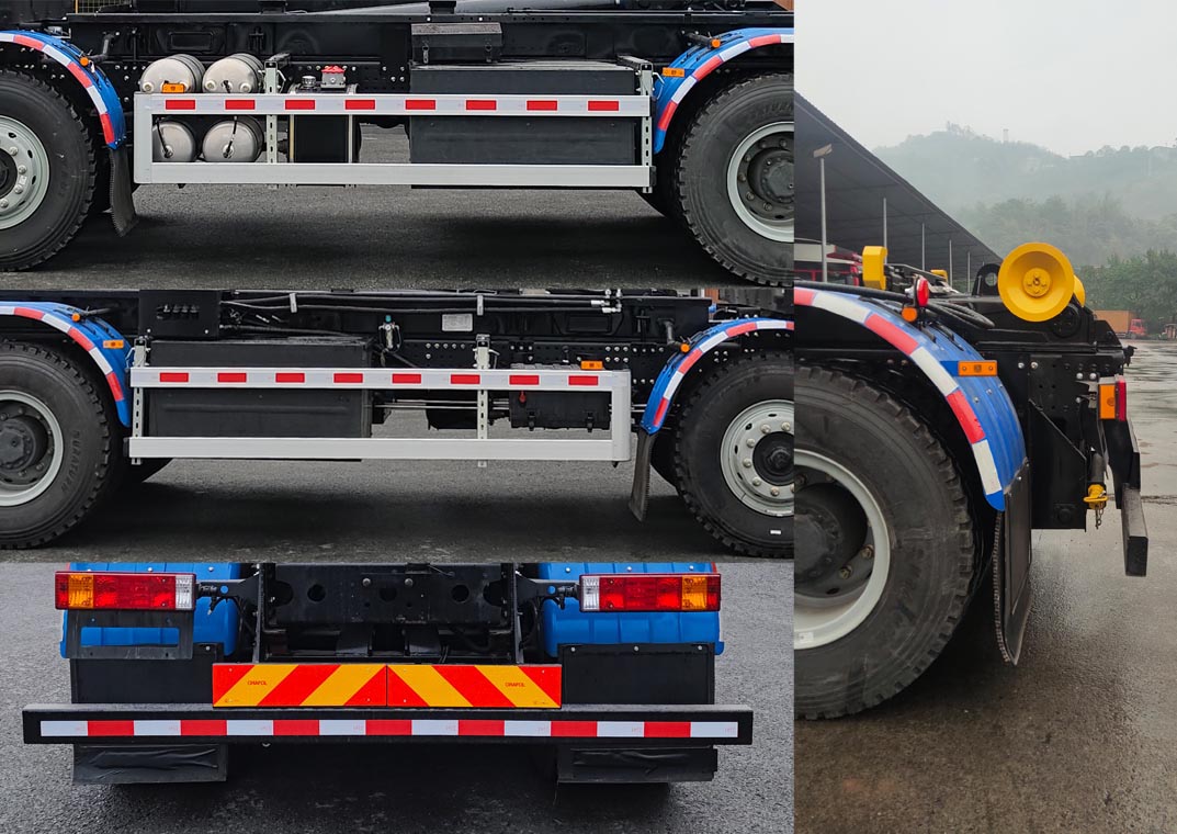 傳旗重科牌CQH5310ZXXSXBEV純電動車廂可卸式垃圾車公告圖片