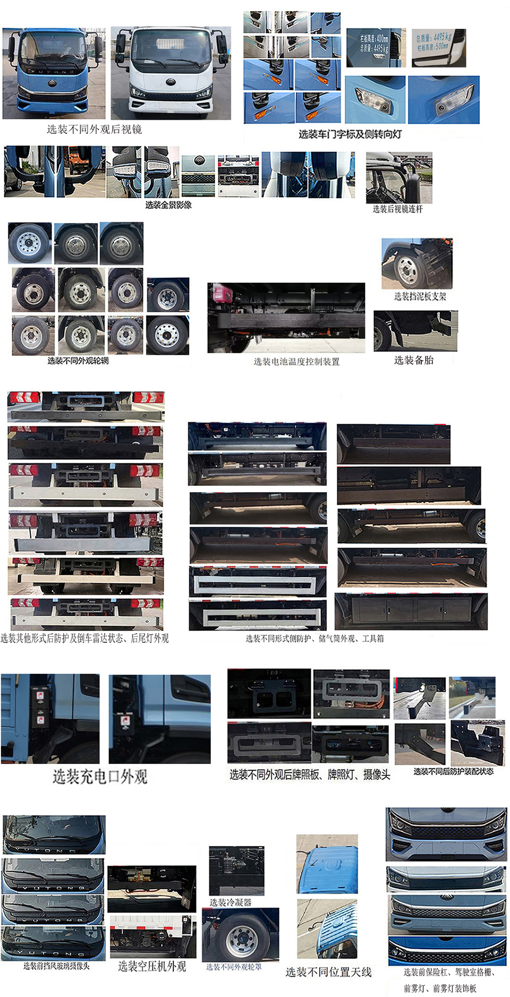 ZKH1047P1BEV256 宇通牌245马力单桥纯电动4.2米纯电动载货汽车图片